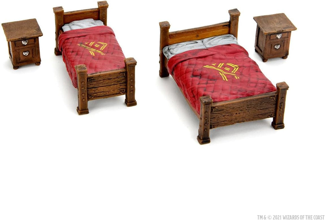 WizKids/NECA WZK96044 Accessories Bett und Flaschen, Bett und Flaschen