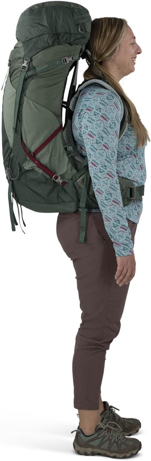 Osprey Europe Damen Aura Ag Lt 50 Backpack Koseret/Darjeeling Spring Green WXS/S, Koseret/Darjeeling