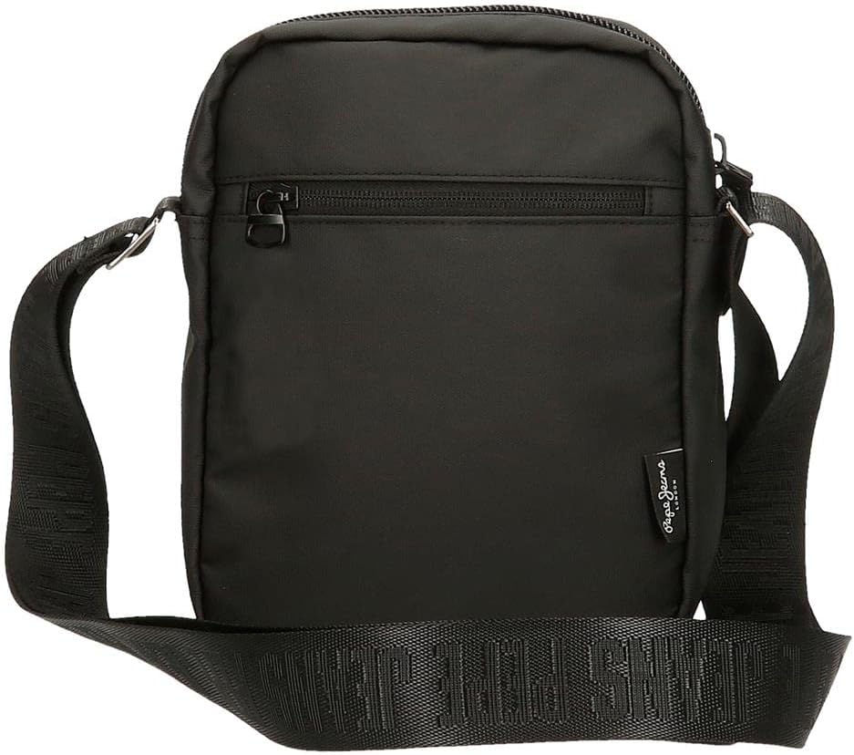 Pepe Jeans Hoxton Umhängetaschen und Kulturbeutel, Schwarz und Blau, Polyester PU, verschiedene Grös
