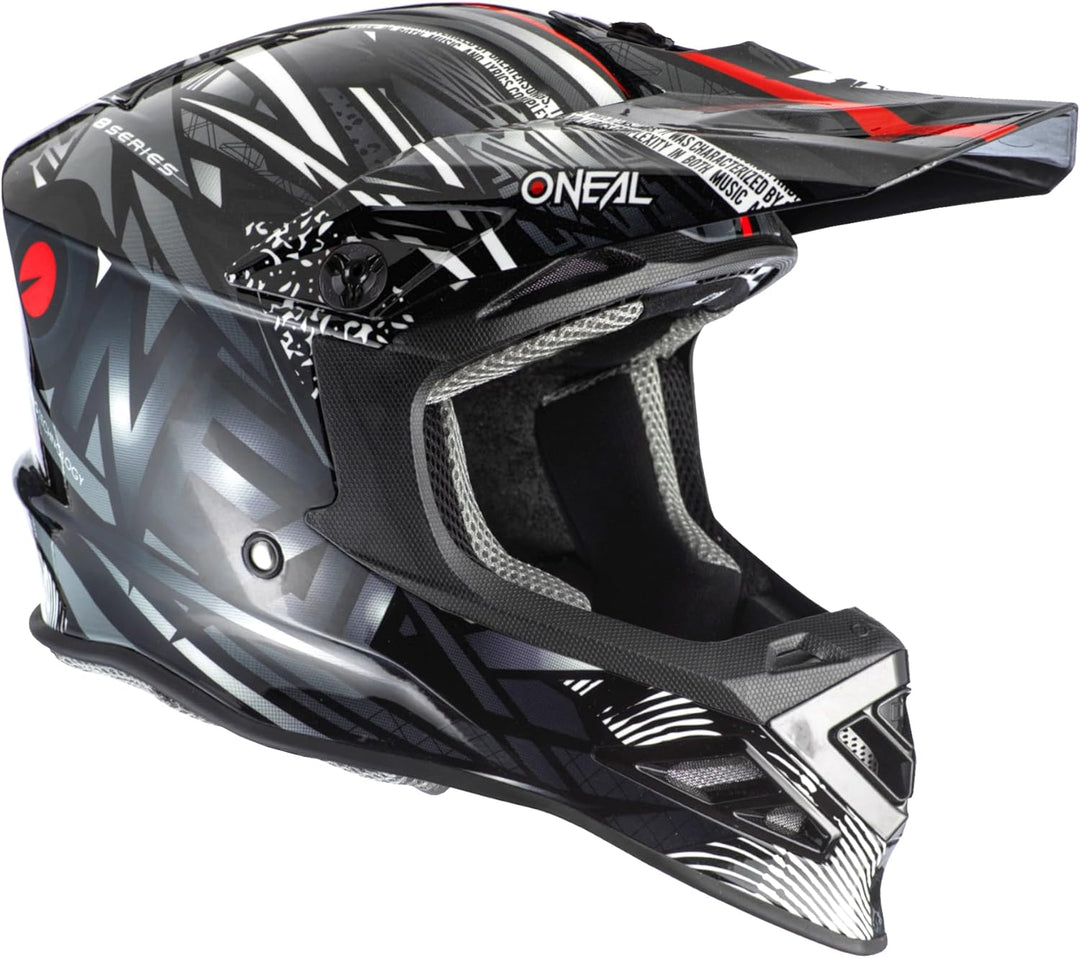 O'NEAL | Motocross-Helm | MX Enduro Motorrad | Innovative und leichte Fiberglas Aussenschale, Doppel