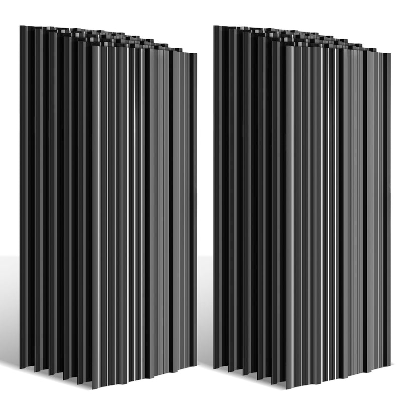 Cecaylie 24er Set Verzinkte Trapezblech-Dachplatten – Rostbeständige Metallplatten in Anthrazit, für