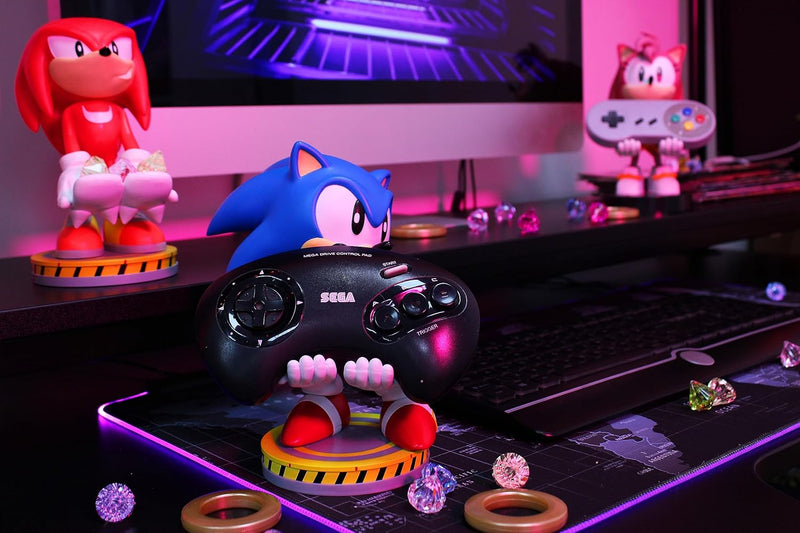 Cable Guys - Sliding Sonic The Hedgehog Gaming Accessories Holder & Phone Holder for Most Controller