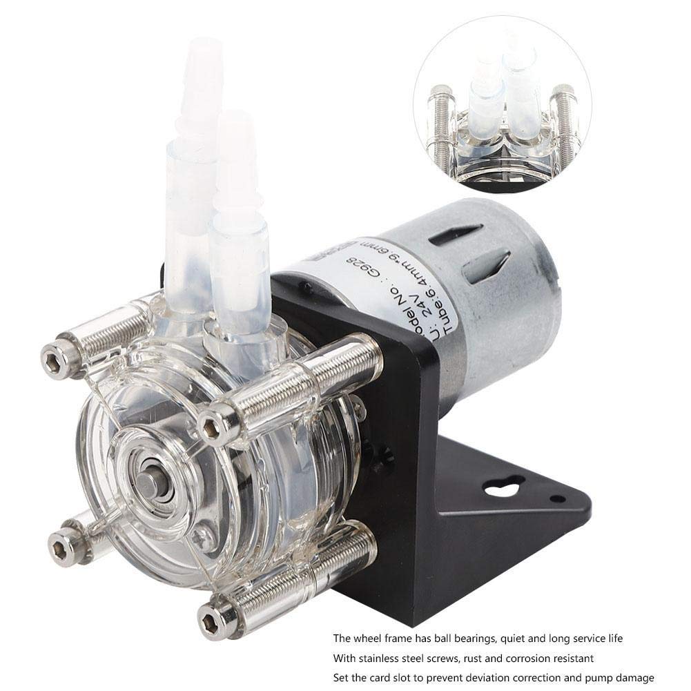 Schlauchpumpe, 500 ml/min Grossem Durchfluss Schlauchpumpe aus Edelstahl 304 mit transparentem