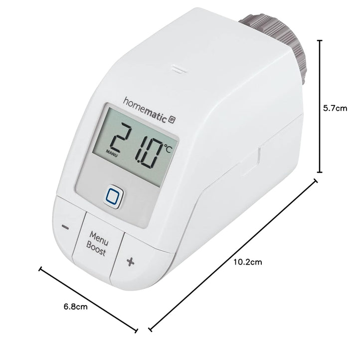 Homematic IP Smart Home Starter Set Heizen, Digitale Steuerung für Heizung mit oder ohne App, Alexa,