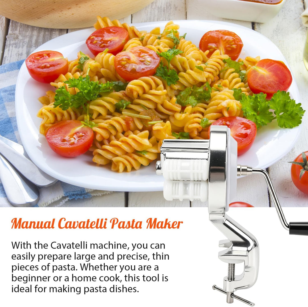 Cavatelli Maker Maschine, Aluminiumlegierung Manuelle Pasta Maschine Nudelmaschine Hand Gnocchi Nude