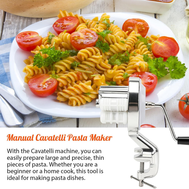 Cavatelli Maker Maschine, Aluminiumlegierung Manuelle Pasta Maschine Nudelmaschine Hand Gnocchi Nude