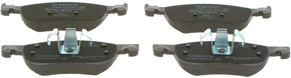 Bosch BP2490 Bremsbeläge - Vorderachse - ECE-R90 Zertifizierung - vier Bremsbeläge pro Set