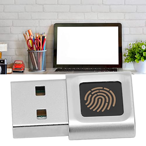 Bewinner USB-Fingerabdruck-Schlüsselleser, Hello-Fingerabdruck-Scanner, 360-Grad-Touch-Schnellabglei