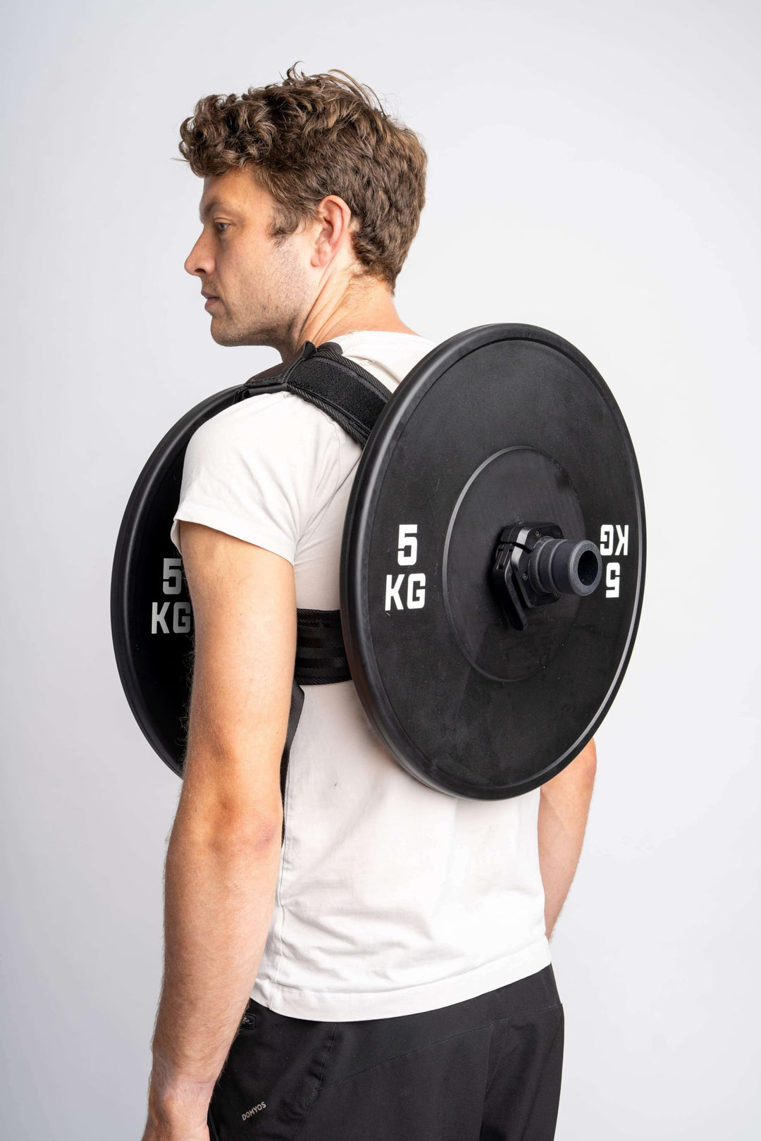 Gym Masters Verstellbares Gewichtsweste – bis 75 kg belastbar – geeignet für 50-mm Hantelscheiben –