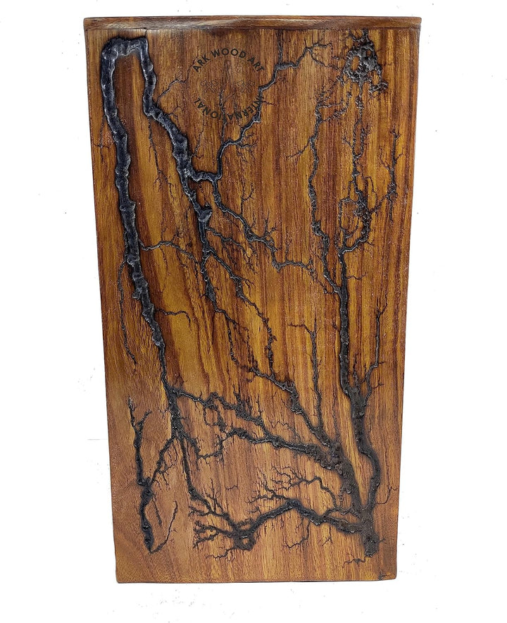 Lichtenberg Figur Urne für menschliche Asche Erwachsene Handarbeit Schöne Holzurne Home Dekorable Sa
