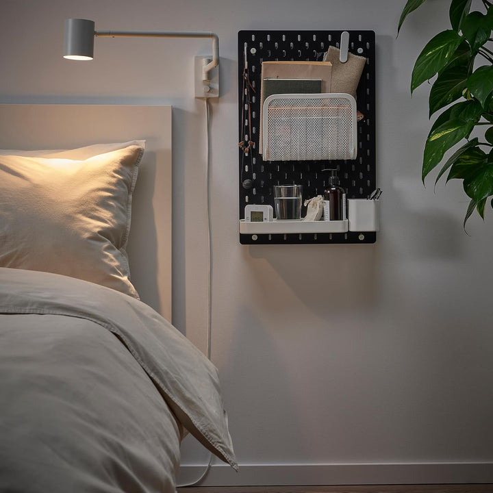 IKEA SKÅDIS Stecktafel, 36 x 56 cm, Schwarz