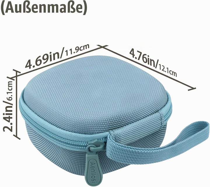 Aenllosi Hart Tasche Hülle für Bose SoundLink Micro Bluetooth Lautsprecher, Nur Tasche (SteinBlau),