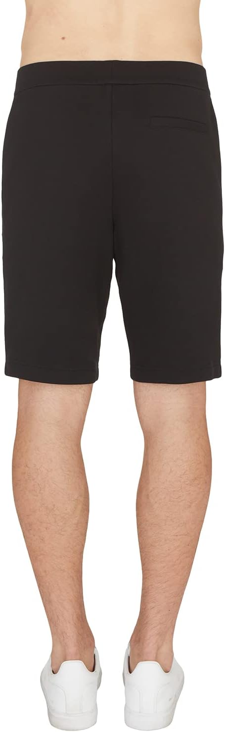 Armani Exchange Herren Icon, Side Logo Patch, Fronttaschen, Bermuda Shorts XS Schwarz, XS Schwarz