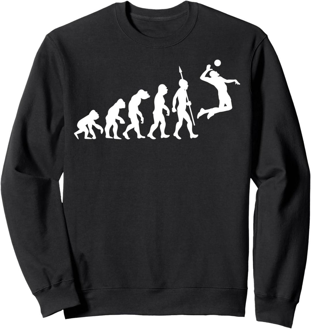 Beach Volleyball Sport Evolution Fun Beachvolleyball Strand Sweatshirt