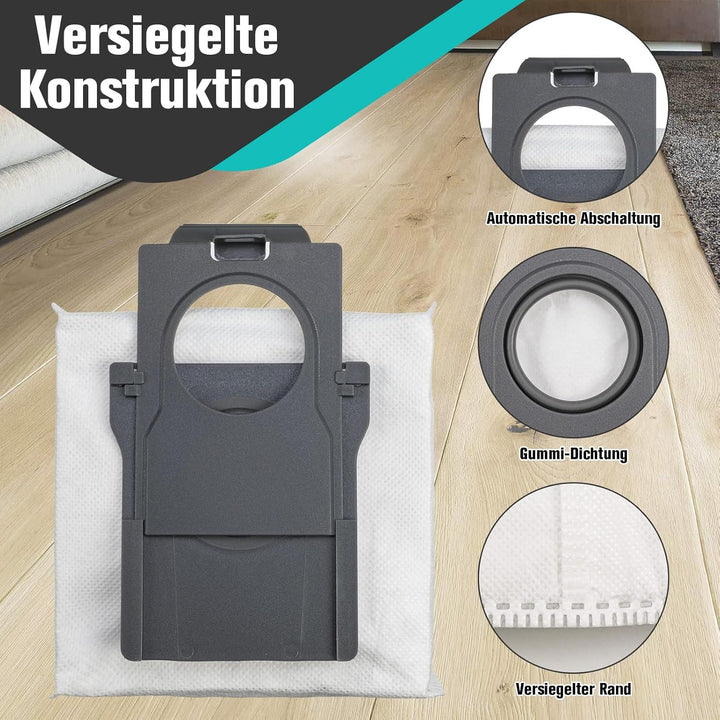 16 Stück Staubbeutel für Dreame X30/X40/X50 Ultra Complete, L10s Pro Ultra Heat/L10s Ultra Gen 2, L4