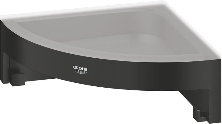 GROHE Start Cube, Eck-Seifenschale für die Dusche oder Badewanne, ohne Bohren (zum Kleben oder Bohre