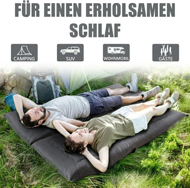 MAXYOYO Tragbarer Faltbarer Futon -Matratze, Hypoallergener Stoff Und Speicherschaummatratze Mit Gri