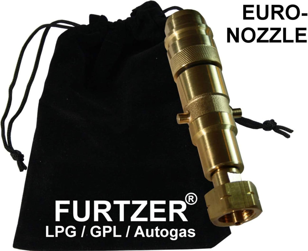 Furtzer LPG GPL Autogas Tankadapter Acme/Dish/EURONOZZLE/BAJONETT Gasflaschen Propangas lang Adapter