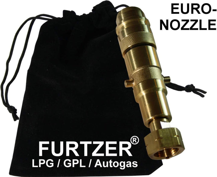Furtzer LPG GPL Autogas Tankadapter Acme/Dish/EURONOZZLE/BAJONETT Gasflaschen Propangas lang Adapter