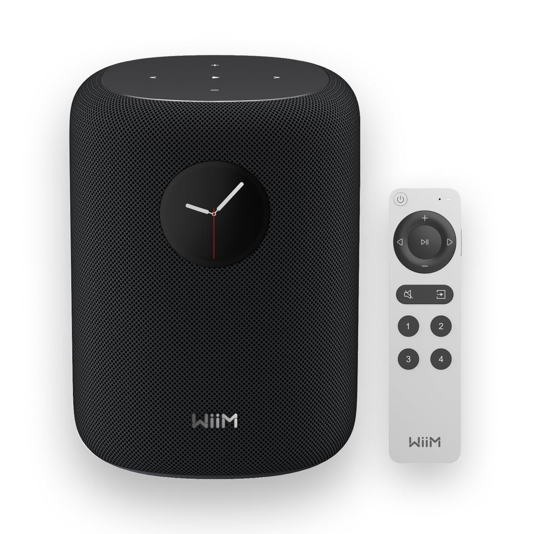 WiiM Sound Smart Speaker mit 1,8″ Touch-Display, Hi-Res 24 Bit/192 kHz, AI RoomFit™ Raumkorrektur, 1