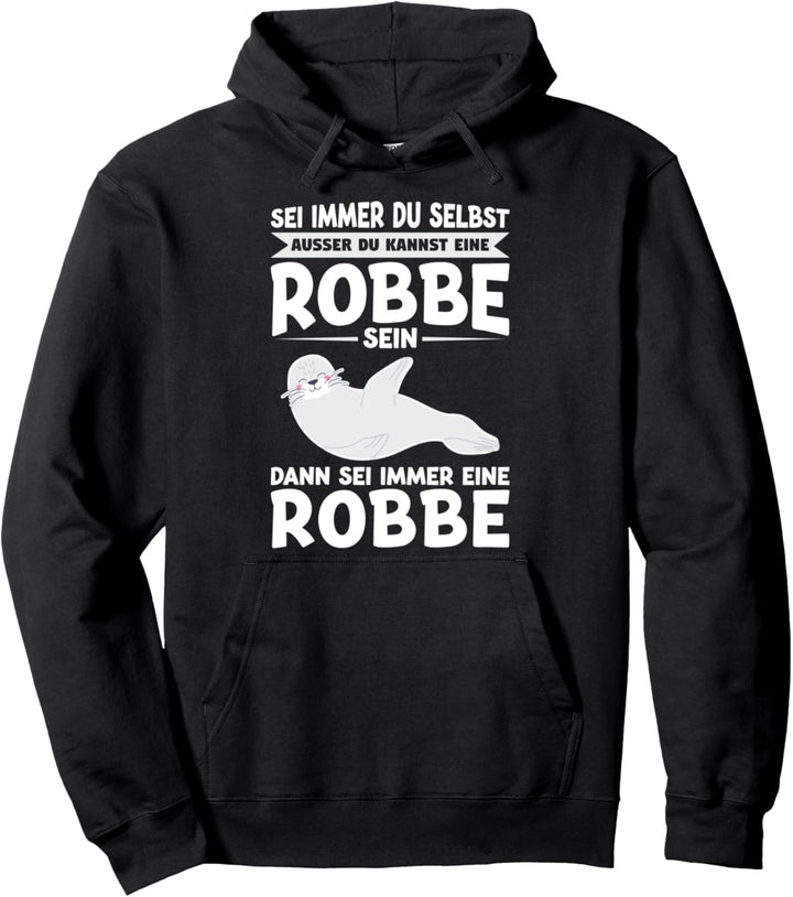 Robbe Seelöwe Seerobben Pullover Hoodie