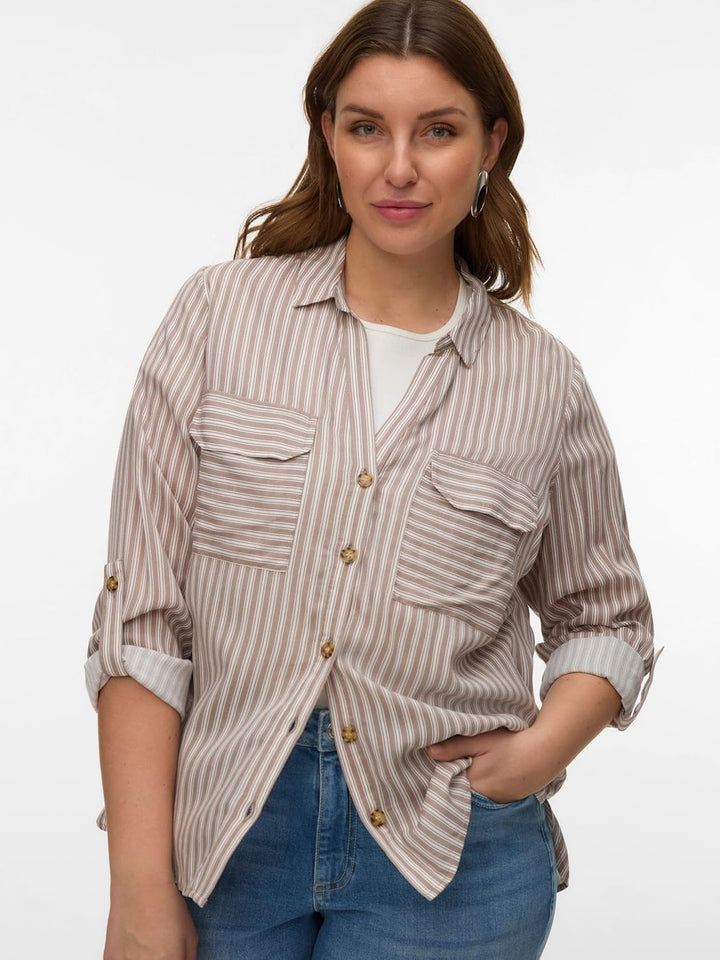 VERO MODA Female Hemd VMCBUMPY Hemd 46 Moon Rock, 46 Moon Rock
