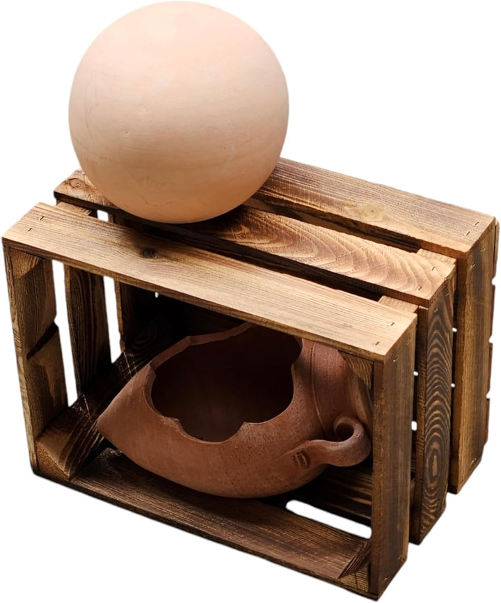 Geflammte Holzkisten Weinkisten Obstkisten mit Mittelbrett/Zwischenbrett Ablage für Aufbwahrung Schu