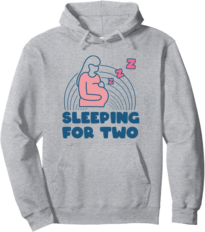 Schwangere Mutter Schlafen Müde Schwangerschaft Pullover Hoodie