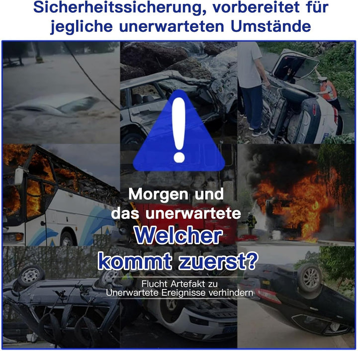 20 Stück Gurtschneider Notfallhammer, Notfallhammer Auto Mit Gurtschneider, Tragbar und einfach zu b