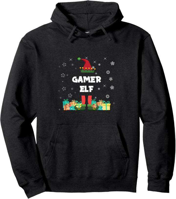 Gamer Elf Gamerin Zocken Konsole Video Game Spieler Zockerin Pullover Hoodie