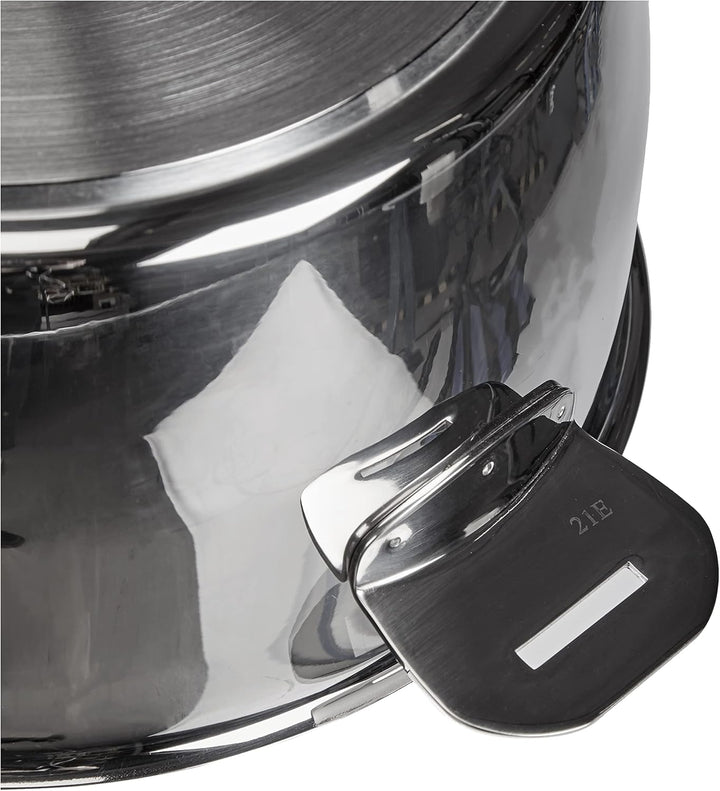 Kitchenfun Stielkasserolle, Edelstahl, Stahlgrau, 20 cm ⌀14/ ⌀16/ ⌀18/ ⌀20 cm, ⌀14/ ⌀1