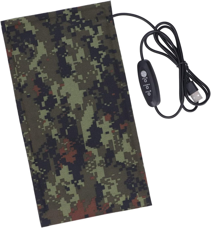 USB-Heizung, Heizblatt, USB-betrieben, Elektrische Stoffheizung, Wasserdicht, Warm, Kalt, Schutz, 3