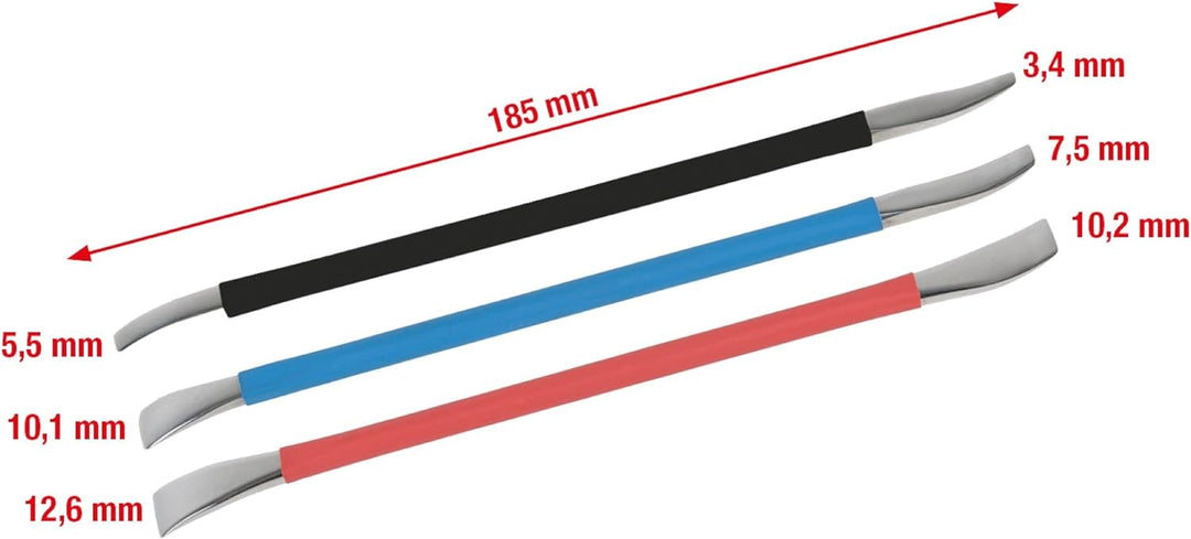 KS Tools 911.8225 Präzisions-Hebelwerkzeug-Satz, 3-teilig