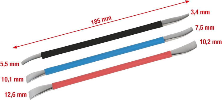 KS Tools 911.8225 Präzisions-Hebelwerkzeug-Satz, 3-teilig
