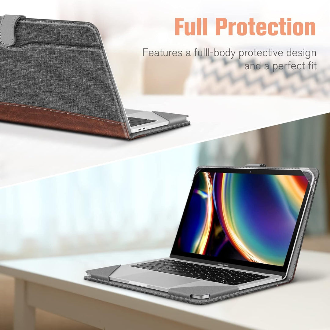 Fintie Hülle Kompatibel mit MacBook Air 13.6 (2026-2022 M5 M4 M3 M2), MacBook Air 13 (2020-2018 M1)