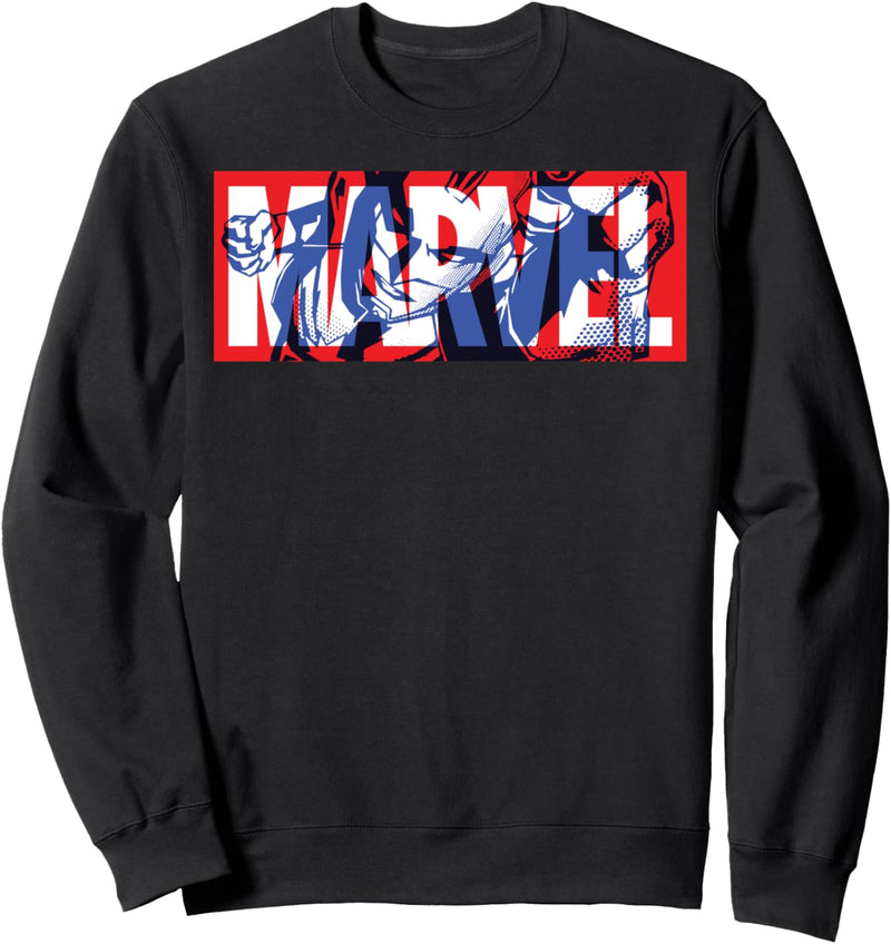 Marvel Captain Marvel Logo Fill Sweatshirt