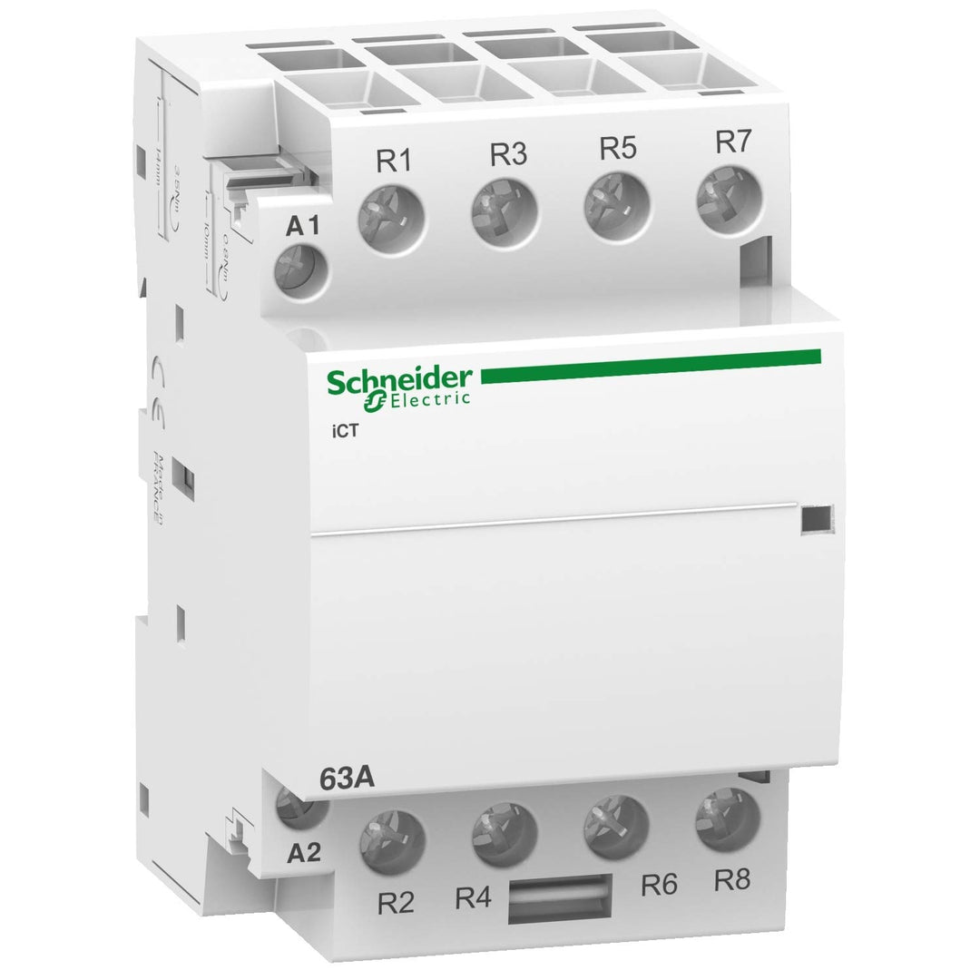 Schneider Electric A9C20867 Installationsschütz iCT 63A 4Ö 220/240V 50Hz 4 Öffner 63 Ampere, 4 Öffne