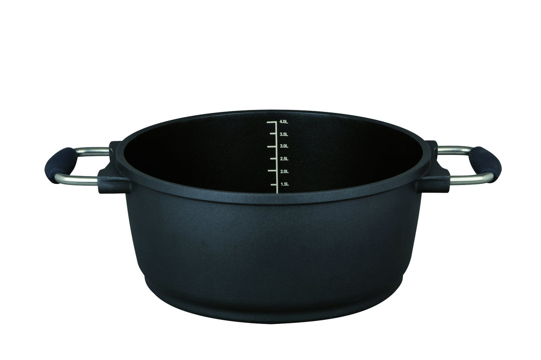 GSW 130240 SCALA Kochtopf o.D - 24cm, Schwarz 24 cm, 24 cm