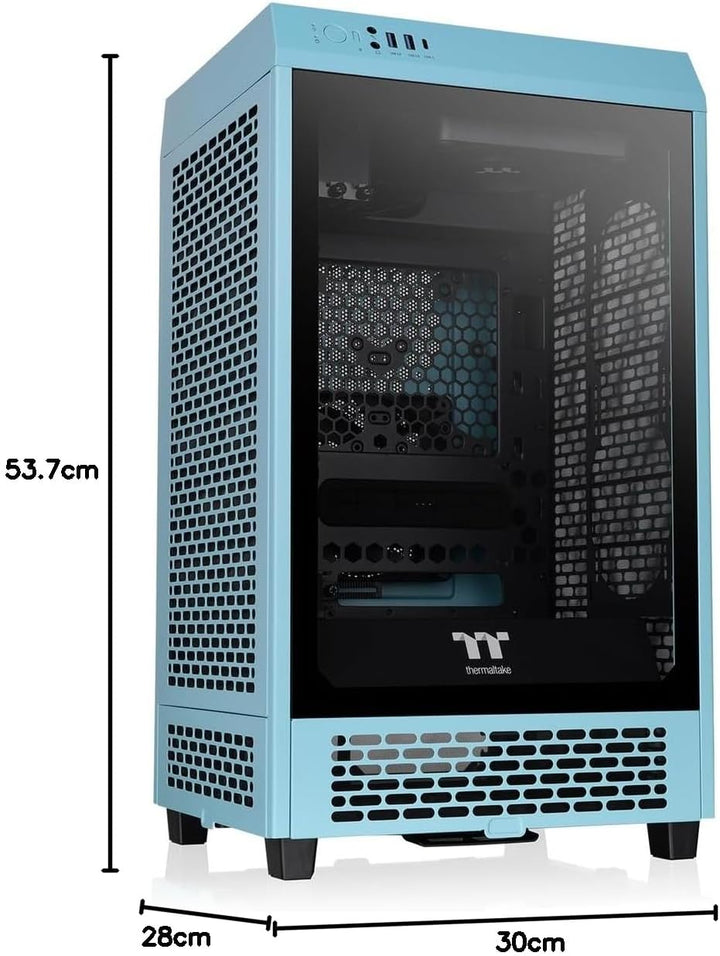Thermaltake The Tower 200 | Mini Chassis | Turquoise, Turquoise