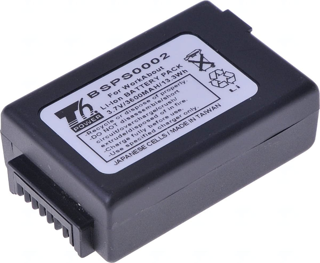 Akku für Zebra Barcode-Scanner, WA3025, Li-Ion, 3,7 V, 3600 mAh (13,3 Wh) schwarz