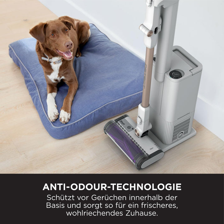 Shark Detect Clean & Empty Akku-Staubsauger, kraftvolle Saugkraft, DirtDetect, selbstleerende 2-l-Ba