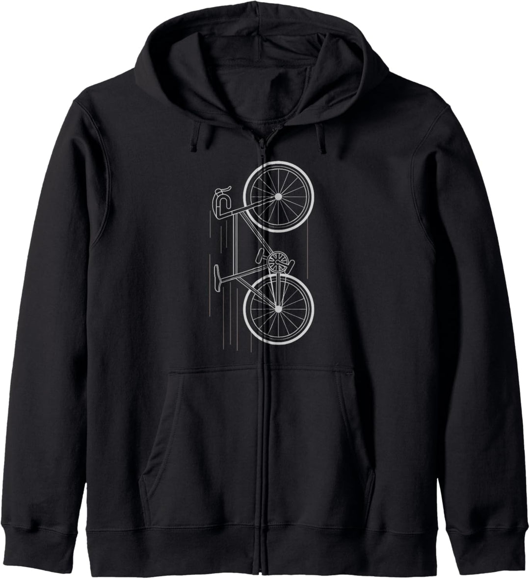 Rennrad Illustration - Fahrradfahrer Fahrradmotiv - Fahrrad Kapuzenjacke