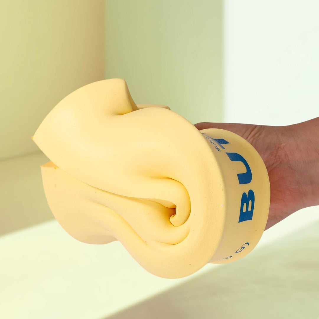Lyreh Grosses Butter Quetschspielzeug, Butterstick aus PU-Material Langsam Aufsteigendes Quetsch-Leb