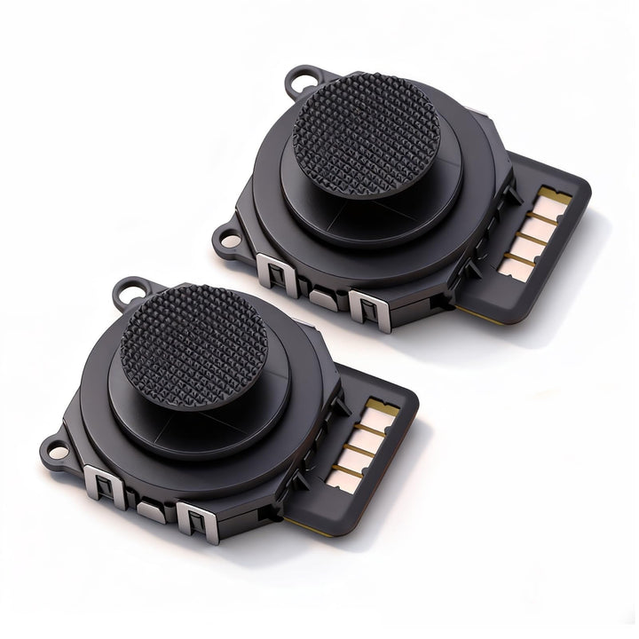 CHEOTIME 2 Stück 3D Button Joystick, Analoger 3D-Tasten-Joystick Für Psp 2000, Switch Ersatz Wireles
