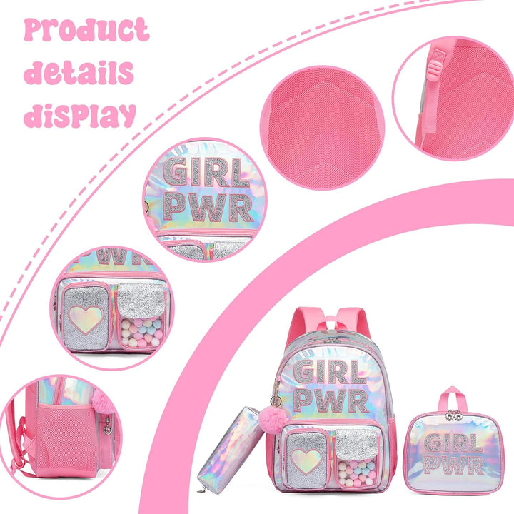 HTgroce Rucksack Mädchen Durchsichtig Rucksack Transparent Plastic schultascheTransparent Waterproof