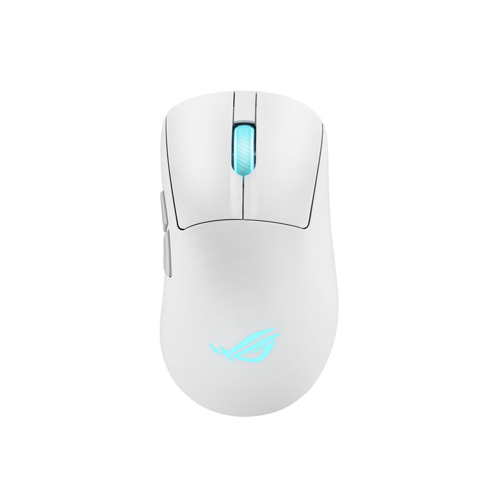 ASUS ROG Keris II Origin White Wireless RGB Gaming-Maus (ergonomisch, FPS Esport 65g leicht, ROG Aim