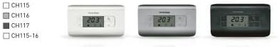 Fantini Cosmi CH116 Raumthermostat A Ladegerät, 3 Temperaturen, silber, Silber