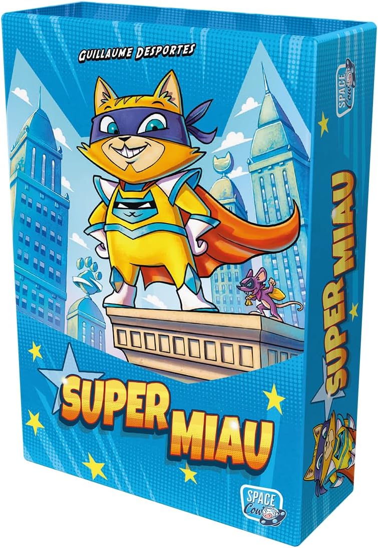 Space Cow, Super MIAU, Kinderspiel, Kartenspiel, 2-4 Spieler, Ab 6+ Jahren, 15 Minuten, Deutsch