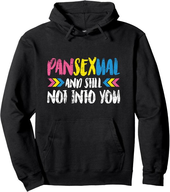 Queer Pan Pride LGBTQ CSD Geschenk Lustiges Pansexuell Pullover Hoodie