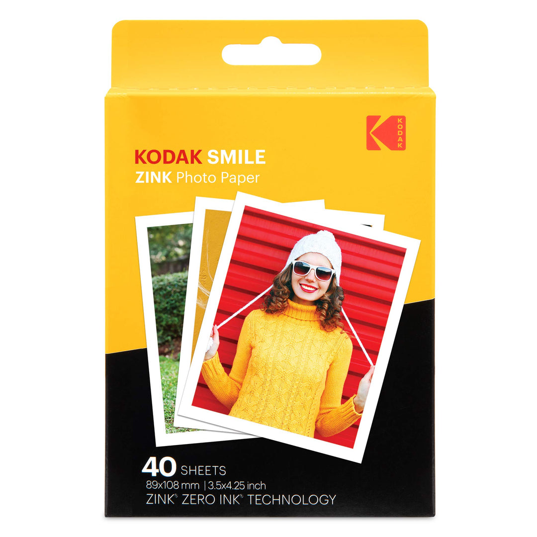 KODAK RODZL3X440 Fotopapier 89 x 108mm 40 St. Reissfest, 40 Pack 40 Blatt, 40 Blatt
